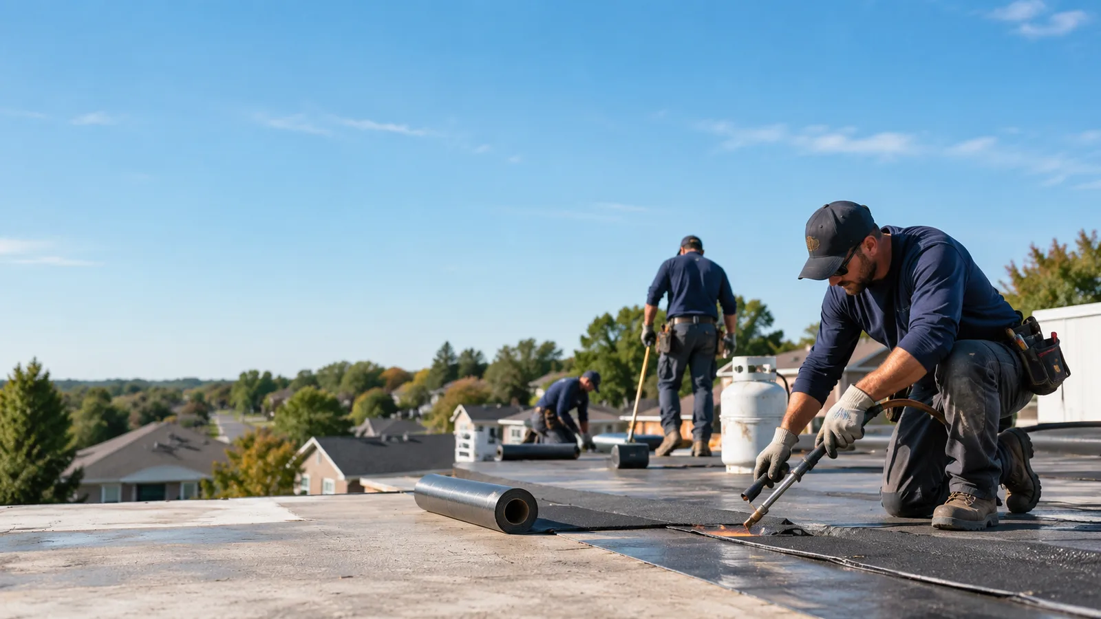 Flat Roof Leak Repair providers in Eckerty, IN